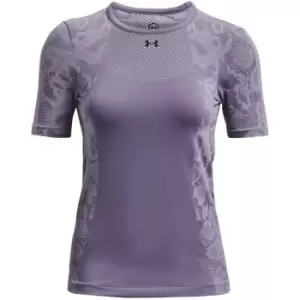 Image of Under Armour Seamless Short Sleeve T Shirt Womens - Pink