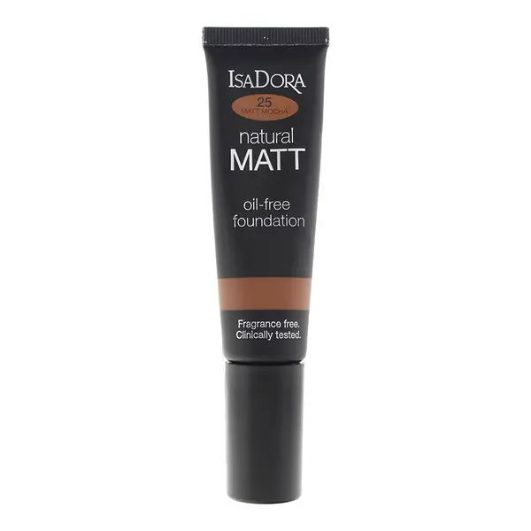 Image of Isadora Natural Matt Oil-free 25 Mocha Foundation 35ml