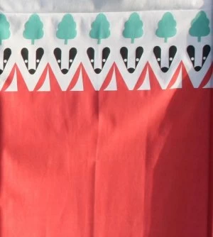 Image of OLPRO Witley 7 Pole Windbreak Wooden poles