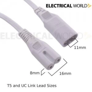 Image of KnightsBridge Link Power Cord For Linking Ultra Slim LED Striplight - 500mm