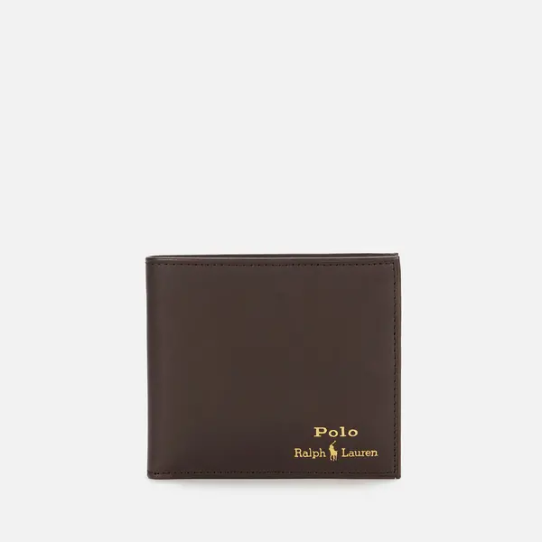 Image of Polo Ralph Lauren Mens Smooth Leather Wallet - Brown