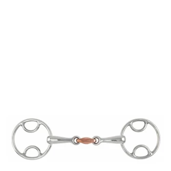 Image of Shires Bevel Bit With Copper Lozenge - Silver