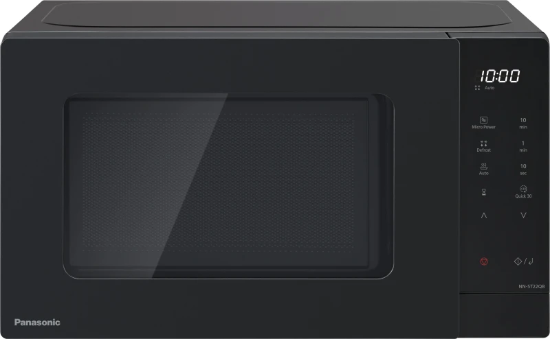 Image of Panasonic NN-ST22QBBPQ 20 Litre 26cm High, Freestanding Small Standard Microwave Oven - Black