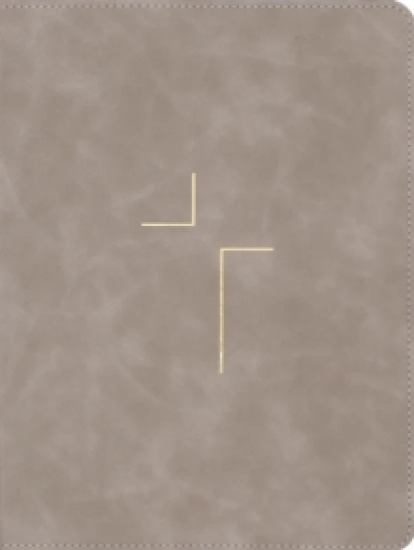 Image of The Jesus Bible, ESV Edition, Leathersoft, Stone. Leather / fine binding. By Zondervan Books