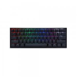 Image of Ducky One 2 Mini RGB DS PBT Blue Cherry MX Mechanical Keyboard - Black/White (DK-DKON1861ST-CUSPDAZT1) (US Layout)