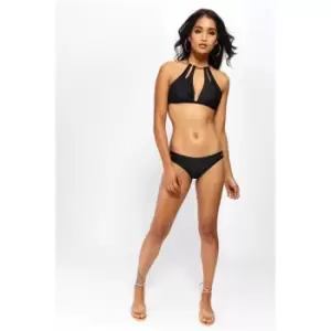 Image of I Saw It First Necklace Bikini Bottom - Black