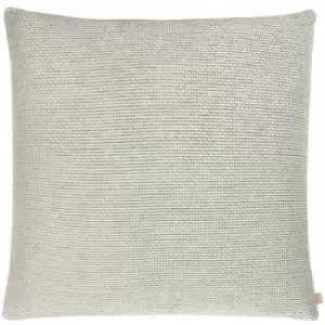 Image of Kai Zeus Textured Woven Cushion Cover, Opal, 55 x 55 Cm