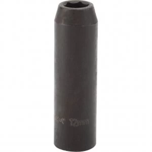 Image of Draper Expert 1/2" Drive Hi Torq Deep Hexagon Impact Socket Metric 1/2" 12mm