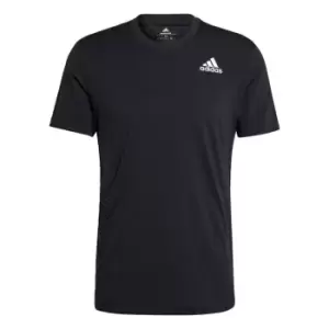 Image of adidas Tennis New York FreeLift T-Shirt Mens - Black