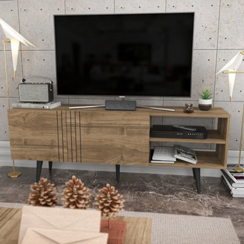 Image of Decorotika Modern Ronas TV Stand With Storage