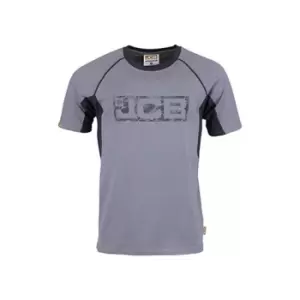 Image of JCB Trade T-Shirt Grey/Black - M
