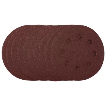 Image of Draper 53500 Sanding Discs, 115mm, 120 Grit, Hook & Loop (10 Pack)