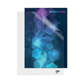 Image of Rexel Nyrex A4 80 Letter File Folder Clear - 1 x Pack of 25 Folders