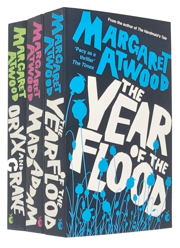 Image of MaddAddam Trilogy 3 Book Set By Margaret Atwood Oryx And Crake The Year Of The Flood MaddAddam Margaret Atwood Books