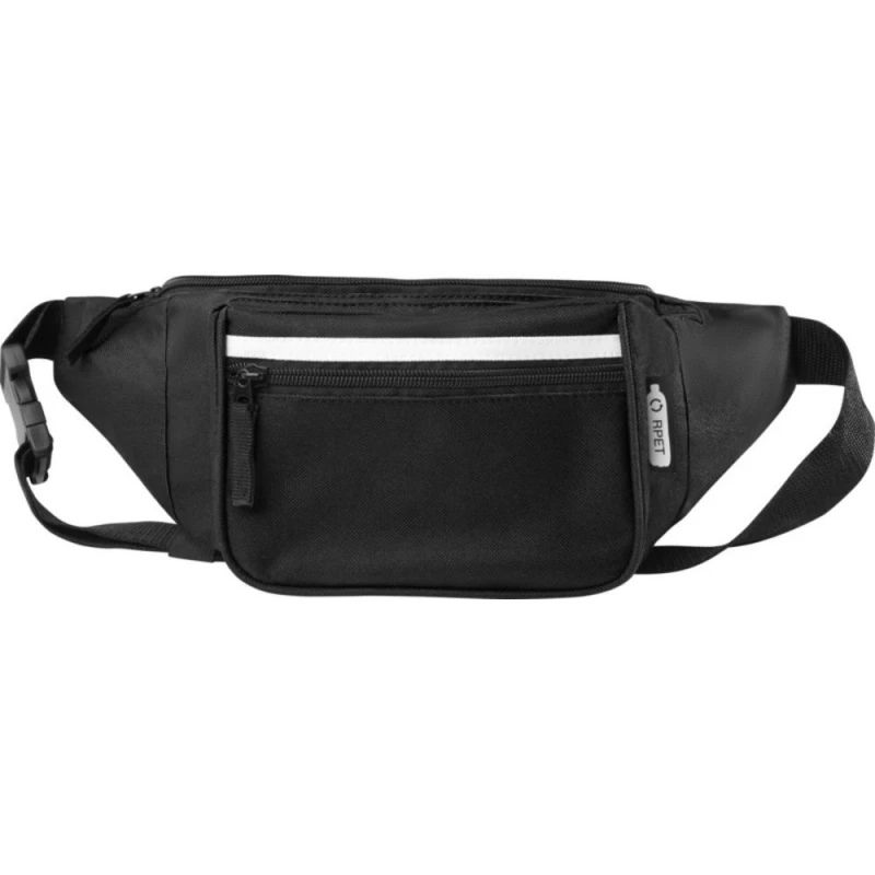 Image of Bullet Journey RPET Waist Bag in Black Unisex One Size