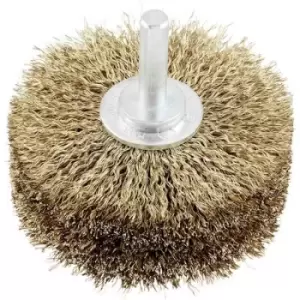 Image of kwb HOLZSTRUCTURE BRUSH, HSS STEEL WIRE BRASS 604030