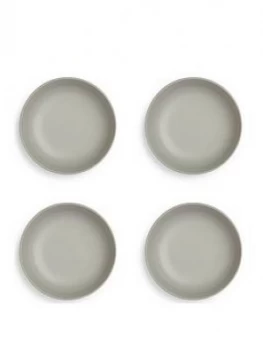 Image of Sabichi 4 Piece Grey Stoneware Pasta Bowl