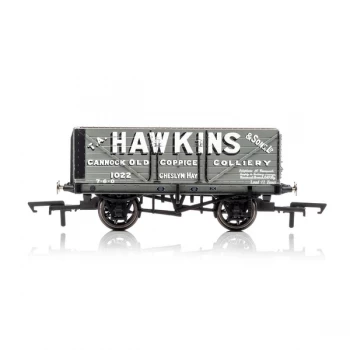 Image of Hornby 7 Plank Wagon Hawkins 1022 Era 2 Model Train