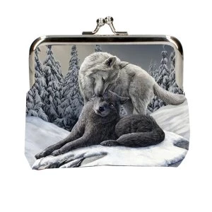 Image of Snow Kisses Wolf Coin Purse