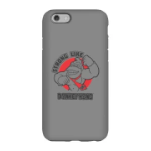 Image of Nintendo Donkey Kong Strong Like Donkey Kong Phone Case - iPhone 6S - Tough Case - Gloss