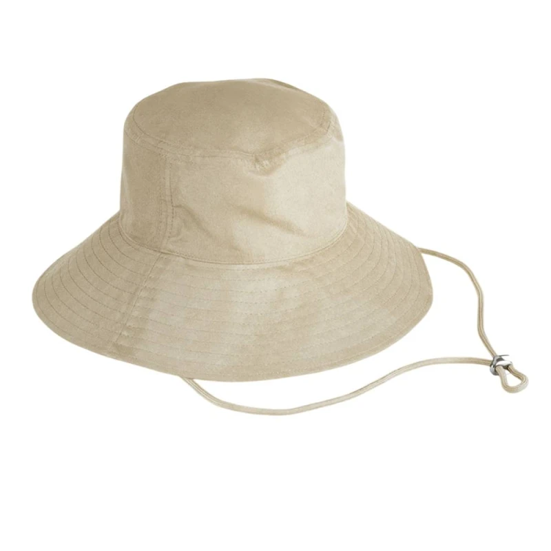 Image of Beechfield Mens Wide Brim Sun Hat in Light Sand Light Sand Male One Size