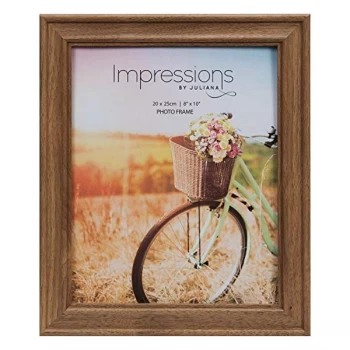 Image of 8" x 10" - Natural Walnut Finish Wooden Photo Frame