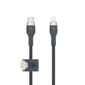 Image of Belkin CAA011BT2MBL USB cable 2m USB C USB C/Lightning Blue