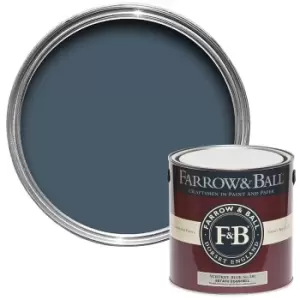 Image of Farrow & Ball Estate Eggshell Paint Stiffkey Blue - 2.5L