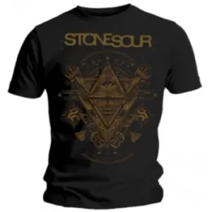 Image of Stone Sour Pyramid Mens Black T Shirt: Medium