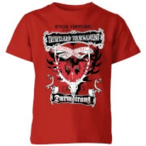 Image of Harry Potter Triwizard Tournament Durmstrang Kids T-Shirt - Red - 3-4 Years