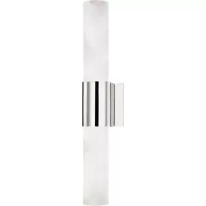 Image of Hudson Valley Barkley 2 Light Wall Sconce Polished Nickel