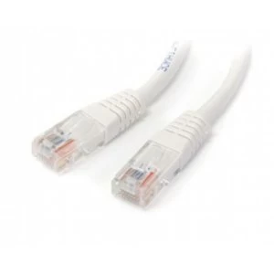 Image of 15m Cat5e White Molded RJ45 UTP Cat 5e Patch Cable 15 m Patch Cord