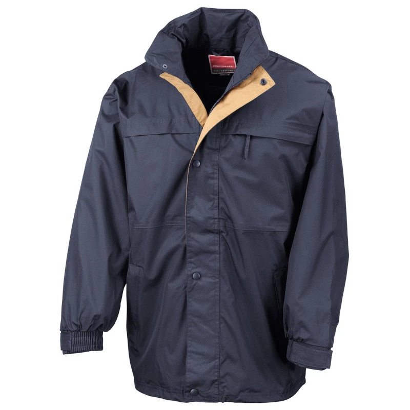 Image of Result Result Men Midweight Multi-Functional Waterproof Jacket in Mid Navy Size: X-Small Mid Navy XS Male 5063470772711