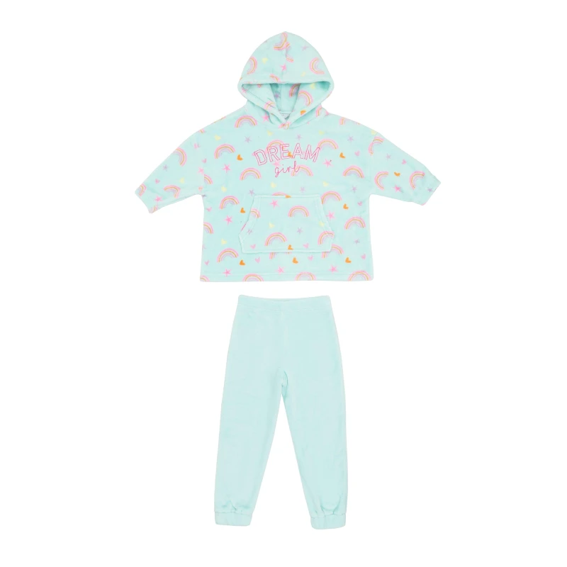 Image of Miso Girls Dream Hoodie and Pant Set - Blue Blue 1 - 2 Years
