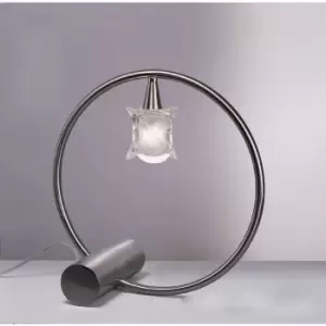 Image of Table Lamp Rosa Del Desierto 1 Bulb G9, satin nickel