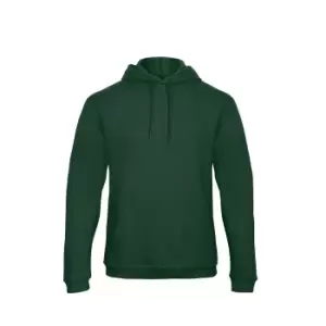 Image of B&C Adults Unisex ID. 203 50/50 Hooded Sweatshirt (M) (Bottle Green)