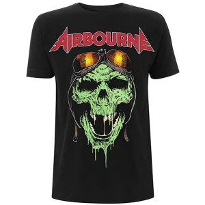Image of Airbourne - Hell Pilot Glow Unisex Medium T-Shirt - Black