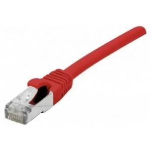 Image of Patch Cord RJ45 CAT.6 F/UTP LSZH Snagless Red - 3 M Full Copper
