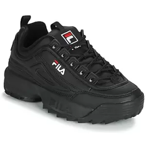 Image of Fila DISRUPTOR LOW WMN womens Shoes Trainers in Black,4,5,6,6.5