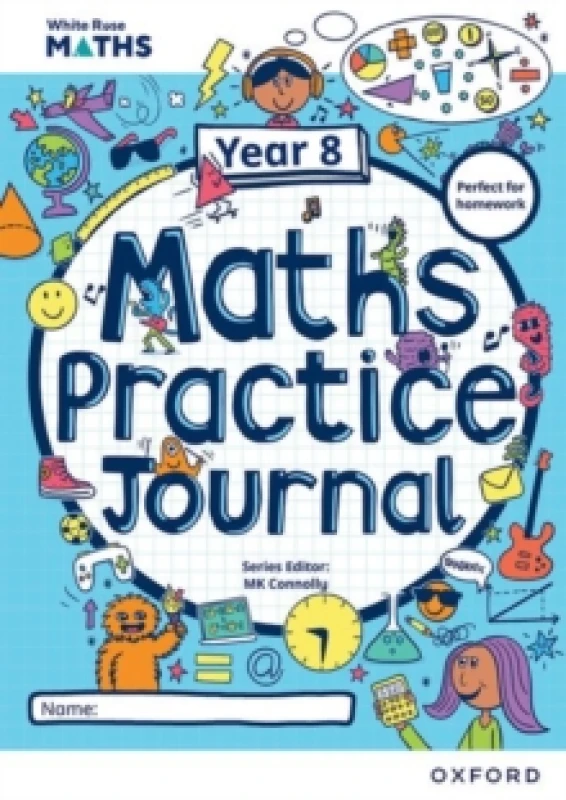 Image of White Rose Maths Practice Journals Year 8 Workbook: Single Copy Paperback / softback