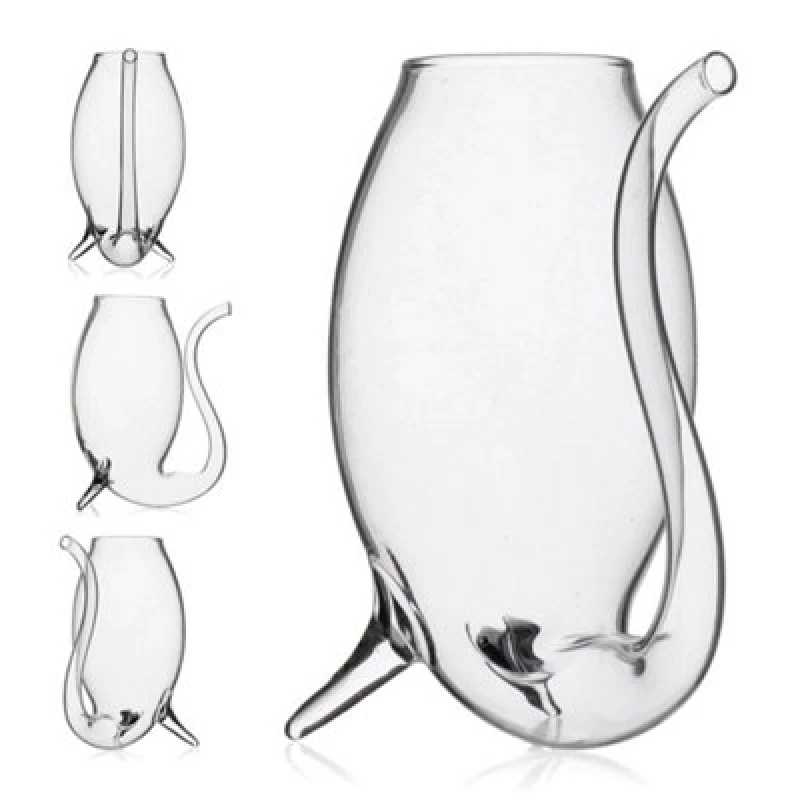 Image of Bar Bespoke Bar Bespoke Set of 4 Port Sipper Glasses - Transparent in Clear Clear One Size Unisex 5013313005421