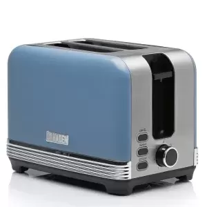 Image of Haden Chiltern 2 Slice Toaster 193919 in Chalk Blue