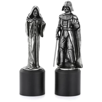 Image of Royal Selangor Star Wars Pewter Chesspieces - Darth Vader and Sidious (King/Queen)