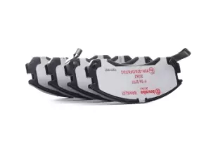 Image of BREMBO Brake pad set PEUGEOT,CITROEN,MITSUBISHI P 54 017X MB857837,4605A492,4605A562 4605A717,4605A730,4605A774,4605B415,4605B802,4605B804,DBP511118