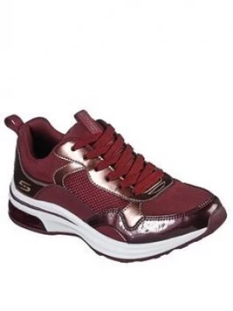 Image of Skechers Bobs Pulse Air Trainer - Burgundy
