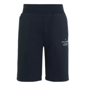 Image of Tommy Hilfiger Th Logo Sweatshorts - Blue