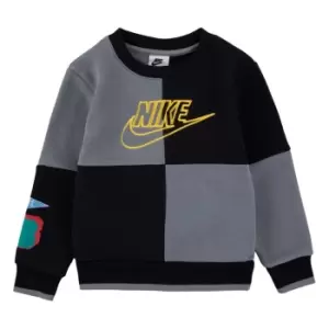 Image of Nike Amplify Fleece Crew Sweater Infant Boys - Black