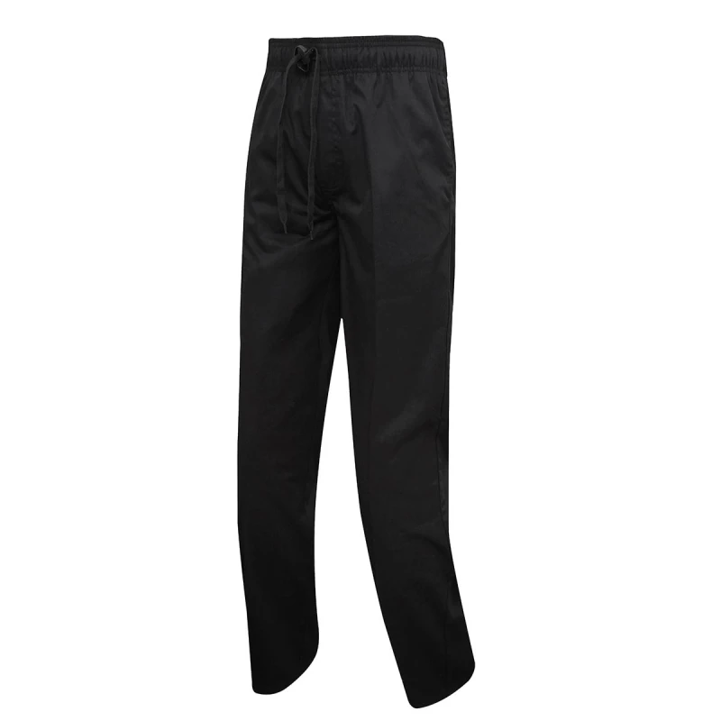 Image of Premier Premier Men Select Slim Chef Trousers in Black Size: Medium Black M Male 5063527920492