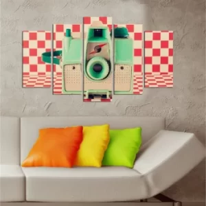 Image of 5PMDF-85 Multicolor Decorative MDF Painting (5 Pieces)