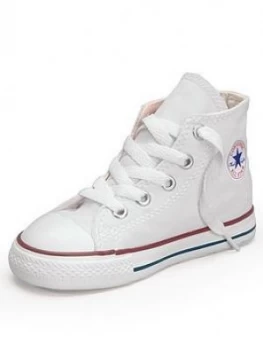 Image of Converse Chuck Taylor All Star Infant Trainer, White, Size 7